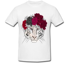 Tricou &amp;quot; Tigru cu flori &amp;quot; foto