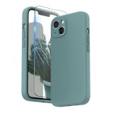 Husa din silicon SURPHY pentru iPhone 13, 2021 (verde cactus) - RESIGILAT
