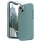 Husa din silicon SURPHY pentru iPhone 13, 2021 (verde cactus) - RESIGILAT