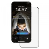 Folie de protectie Ecran Anti Blue Light Anank pentru Apple iPhone 15 Pro Max, Sticla Securizata, Full Glue, 2.5D, Neagra
