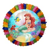 Pinata pentru petreceri, 35 cm, multicolora, model Ariel Mica Sirena