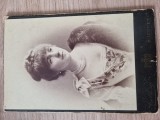 Fotografie tip cabinet Ecaterina Cantacuzino, atelier Szollosy Bucuresci