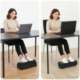 vidaXL Perne pentru suportul picioarelor Simplu Negru 42 x 18 x 13 cm 42020244