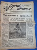 ziarul ogorul romanesc 25 august 1940 - valorificarea agriculturii