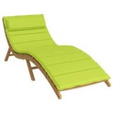 vidaXL Perna de șezlong pentru soare Verde 178 x 60 x 4 cm 361863