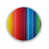 Cumpara ieftin Prosop de plaja Rainbow, Oyo Concept, &Oslash;105 cm, policoton, multicolor