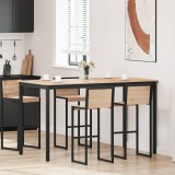 vidaXL Masă de bar natural 110 x 55 x 105 cm Lemn de pin masiv 892811