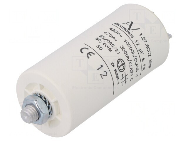 Condensator 12uF 420VAC pentru Motoare