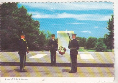 bnk cp USA - Mormantul soldatului necunoscut - Cimitirul Arlington - necirculata foto