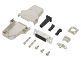 Conector D-Sub 26 PIN Mamă Unghi 45&deg; Lipire Gold Flash