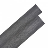 Placi de pardoseala autoadezive, negru si alb 5,02 m&sup2;, 2 mm PVC GartenMobel Dekor, vidaXL