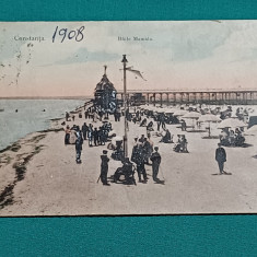 CARTE POȘTALĂ * CONSTANȚA BĂILE MAMAIA *1908 *