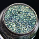 Cumpara ieftin Pigment PK42(olive cu irizații aurii) Sparkle/Microglitter pentru machiaj KAJOL Beauty, 1g