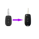 Carcasa Cheie Compatibila cu Briceag pentru Transformat, Dacia Duster, Logan, 2017-2023, 2 Butoane, lamela VAC102