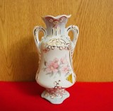 VAZA DIN PORTELAN FIN- MARCAJ ROYAL DUX BOHEMIA CZECHOSLOVAKIA H14CM