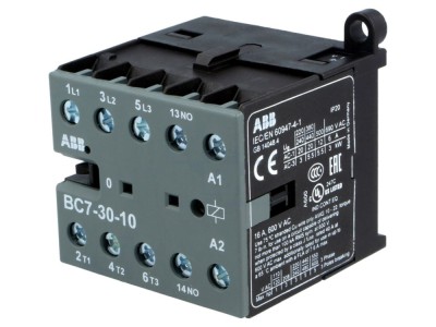 Contactor 3P 24VDC 7A NO x3 foto