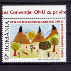 RO 2010 ,LP 1879 , "20 ani ONU - drepturile copilului " ,MNH