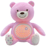 Chicco Baby Bear First Dreams proiector cu melodie Pink 0 m+ 1 buc
