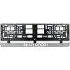 Set 2 bucati, suport numar inmatriculare argintiu Hyundai I, Autohelix MSA