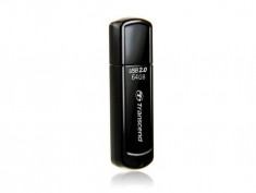 Memorie USB Transcend Jetflash 350 64GB USB 2.0 Neagra foto