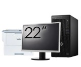 Pachet Calculator Second Hand DELL OptiPlex 3080 Tower, Intel Core i5-10500 3.10 - 4.50GHz, 8GB DDR4, 256GB SSD + Monitor 22 Inch + Imprimanta Brother