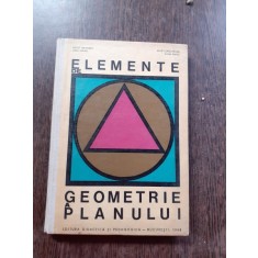Elemente de geometrie a planului - Adolf Haimovici si Alice Corduneanu