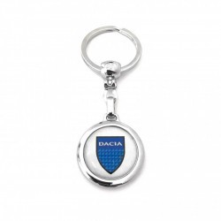 Breloc auto premium metal inoxidabil compatibil Dacia