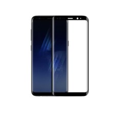 Folie protectie de sticla rezistenta 9H pentru Samsung Galaxy Note 8, Negru