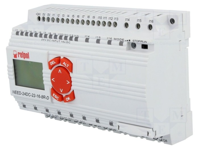 Releu programabil 24V DC, 16 intrări