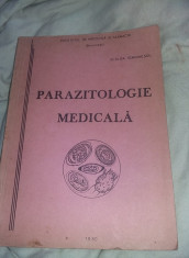 Carte veche medicina,Parazitologie medicala de dr.Olga Simionescu,1980,T.GRATUIT foto