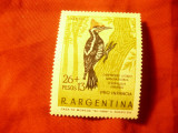 Timbru Argentina 1969 - Pasare - Ciocanitoare