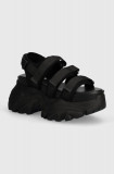 Steve Madden sandale Voltzer femei, culoarea negru, cu platforma, SM11003056