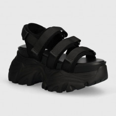 Steve Madden sandale Voltzer femei, culoarea negru, cu platforma, SM11003056