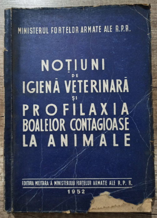 Notiuni de igiena veterinara si profilaxia boalelor contagioase la animale