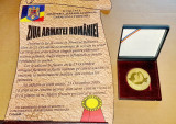D136-I-Ziua Armatei Romaniei Medalie Col. Emil Gheorghioiu Garnizoana Timisoara.