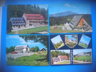 HOPCT LOT 3522 - IP -4 CARTI POSTALE- PREDEAL-JUD BRASOV-CIRCULATE foto