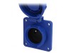 Conector Alimentare AC Mamă 250V 16A Albastru