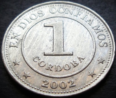 Moneda exotica 1 CORDOBA - NICARAGUA, anul 2002 * cod 4016 A foto