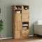 vidaXL Dulapuri laterale 4 buc &quot;ODDA&quot; 40x24x79 cm lemn masiv de pin 3365350