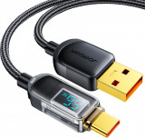 Cablu USB Joyroom - USB C 66W Pentru &icirc;ncărcare Rapidă și Transfer De Date 1,2 M Negru (S-AC066A4) S AC066A4