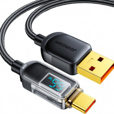 Cablu USB Joyroom - USB C 66W Pentru încărcare Rapidă și Transfer De Date 1,2 M Negru (S-AC066A4) S AC066A4