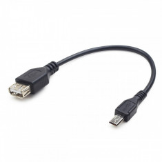 Gembird Gembird cable USB OTG AF to micro BM black foto