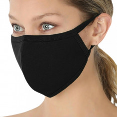 Masca de Protectie Faciala Praf Anti Ceata PM2.5 Breathing Reutilizabila Negru foto