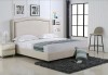 Pat Albert 160x200 cm Tapitat Stofa Bej Somiera Inclusa (cod ML 1617)