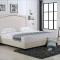 Pat Albert 160x200 cm Tapitat Stofa Bej Somiera Inclusa (cod ML 1617)