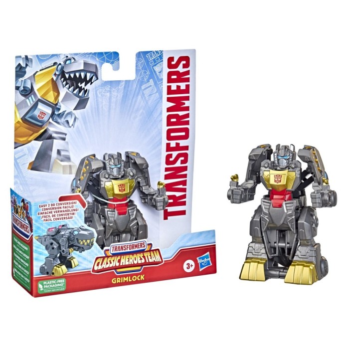 TRANSFORMERS CLASSIC HEROES TEAM ROBOT GRIMLOCK CONVERTIBIL