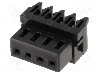 Conector semnal, 4 pini, pas 2.5mm, serie NR, JST - 04NR-E4K