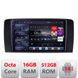 Navigatie Mercedes Clasa R 2005-2012 Edotec Kit-215 8 core QLED 2K 16+512 360 Android Waze USB Navigatie Internet Youtube Radio CarStore Technology