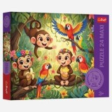 Puzzle Maxi Jungla, 24 Piese, Multicolor, CMCLASS