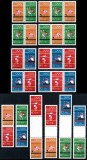 Germania RFG 1972, Mi #734-737, sport, Olimpiada Munchen, set COMPLET perechi si straifuri, MNH, cota 136 &euro;! RARE!!! 3 scanuri